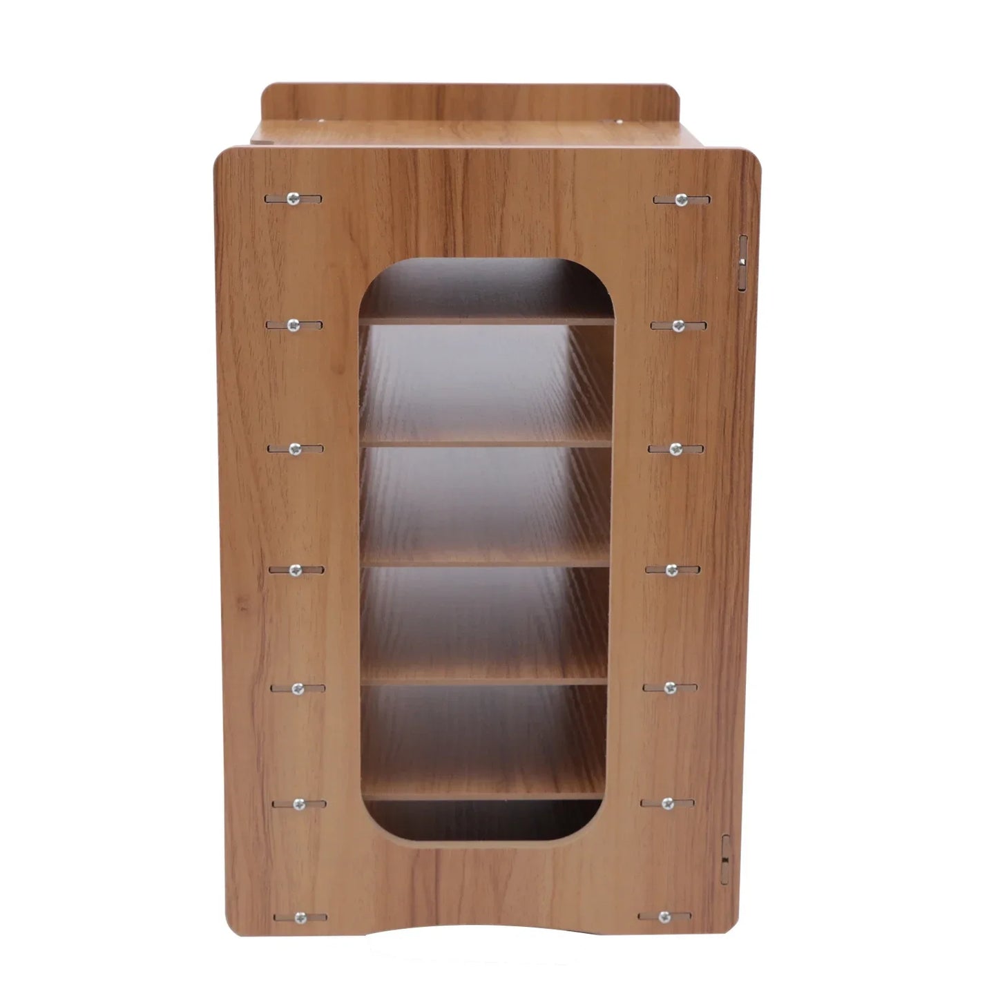 Durable Wood 7 Tier Desk File Organizer For A4 Paper