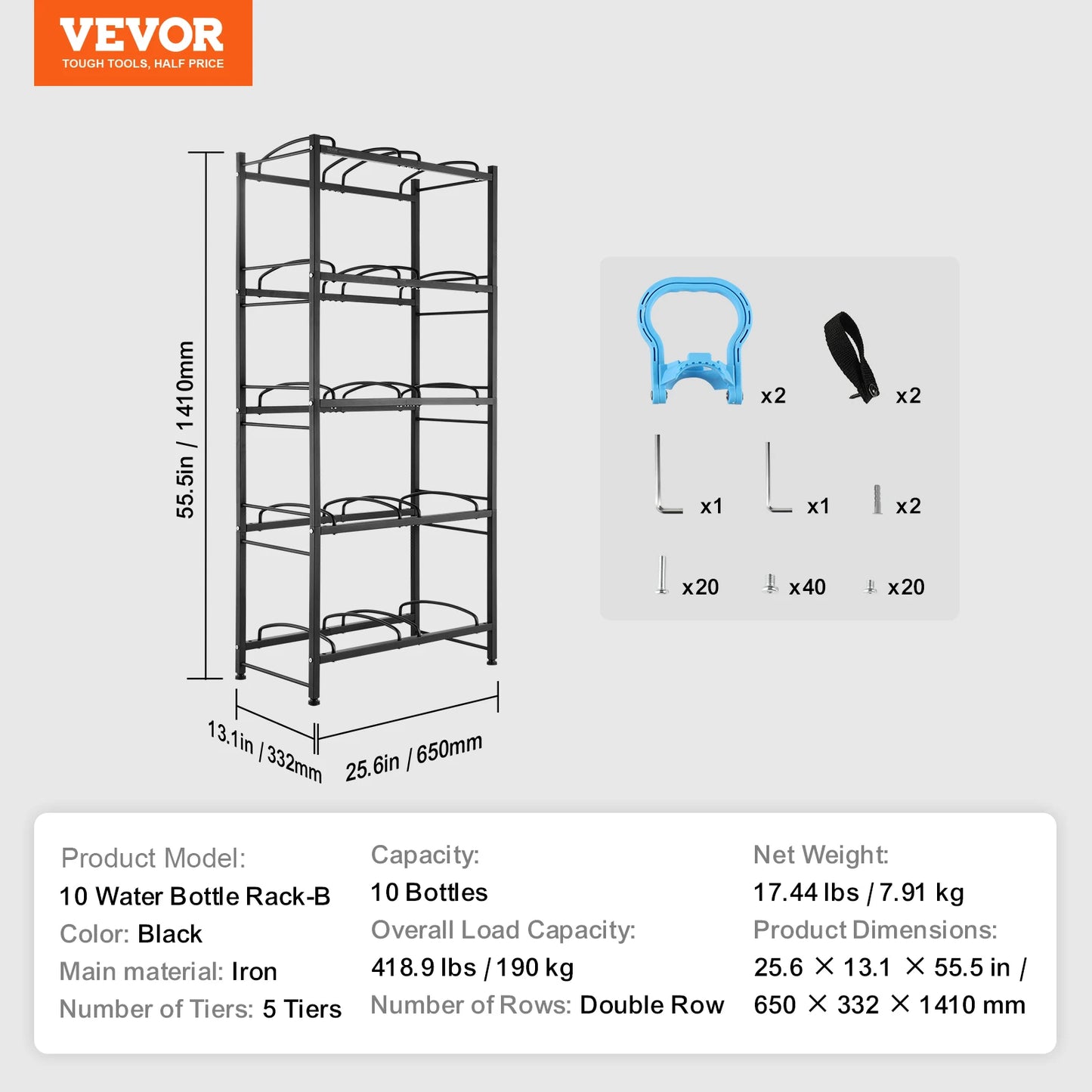 Five Tier Water Jug Holder For Kitchen And Office Home