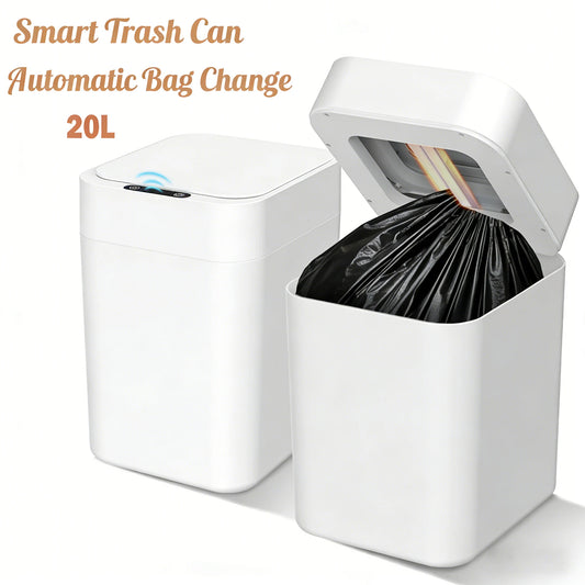 20L Touchless Trash Can With Motion Sensor And Self Sealing