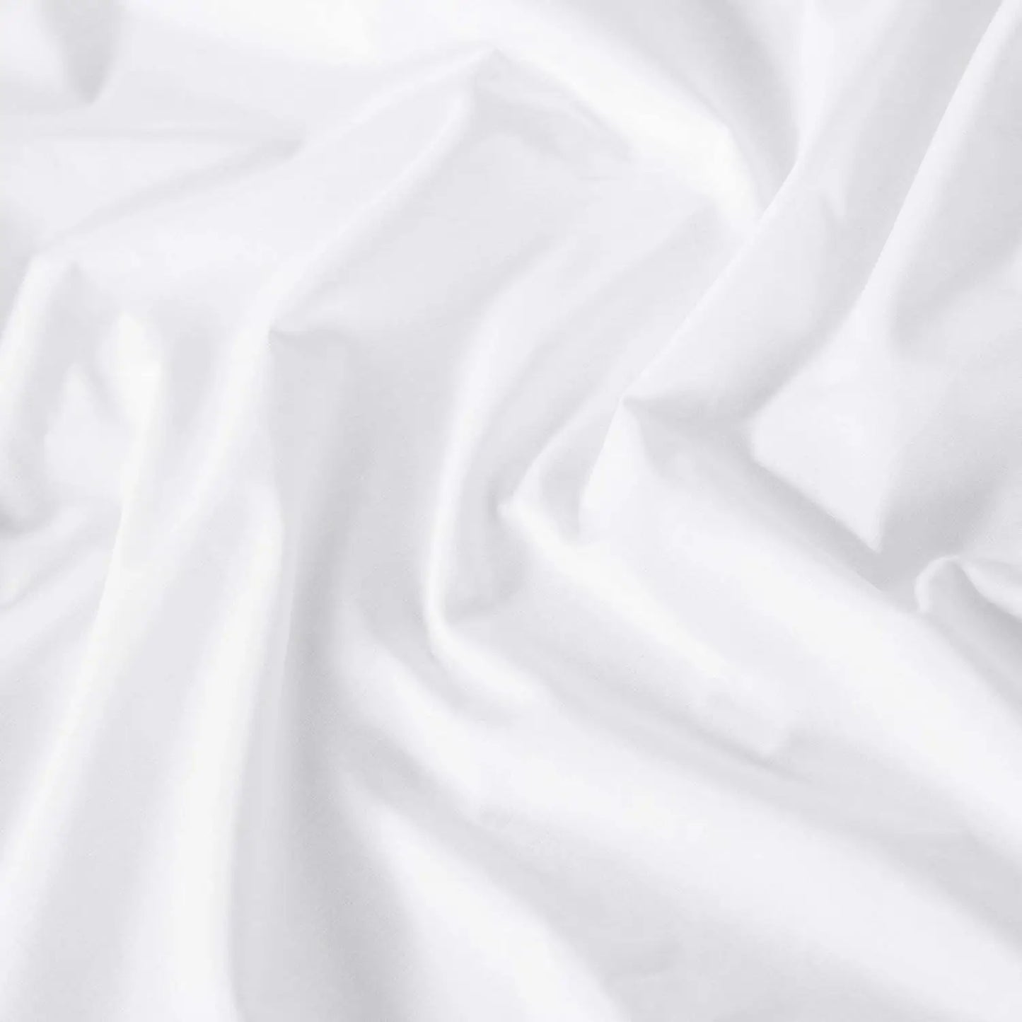 Percale Duvet Cover (Queen) - Luxury All-White Duvet Cover/Cool and Crisp, Recommended for Anyone Who Gets Hot at, Customized