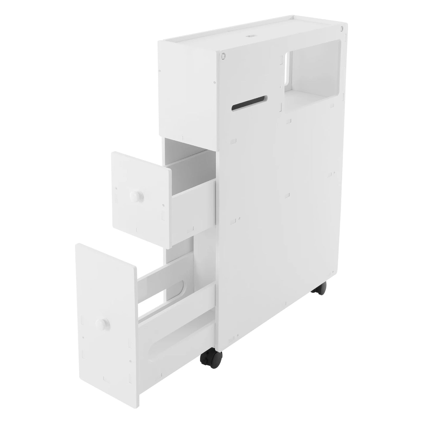 Bathroom Storage Cabinet Narrow Floor Cabinet With Drawers