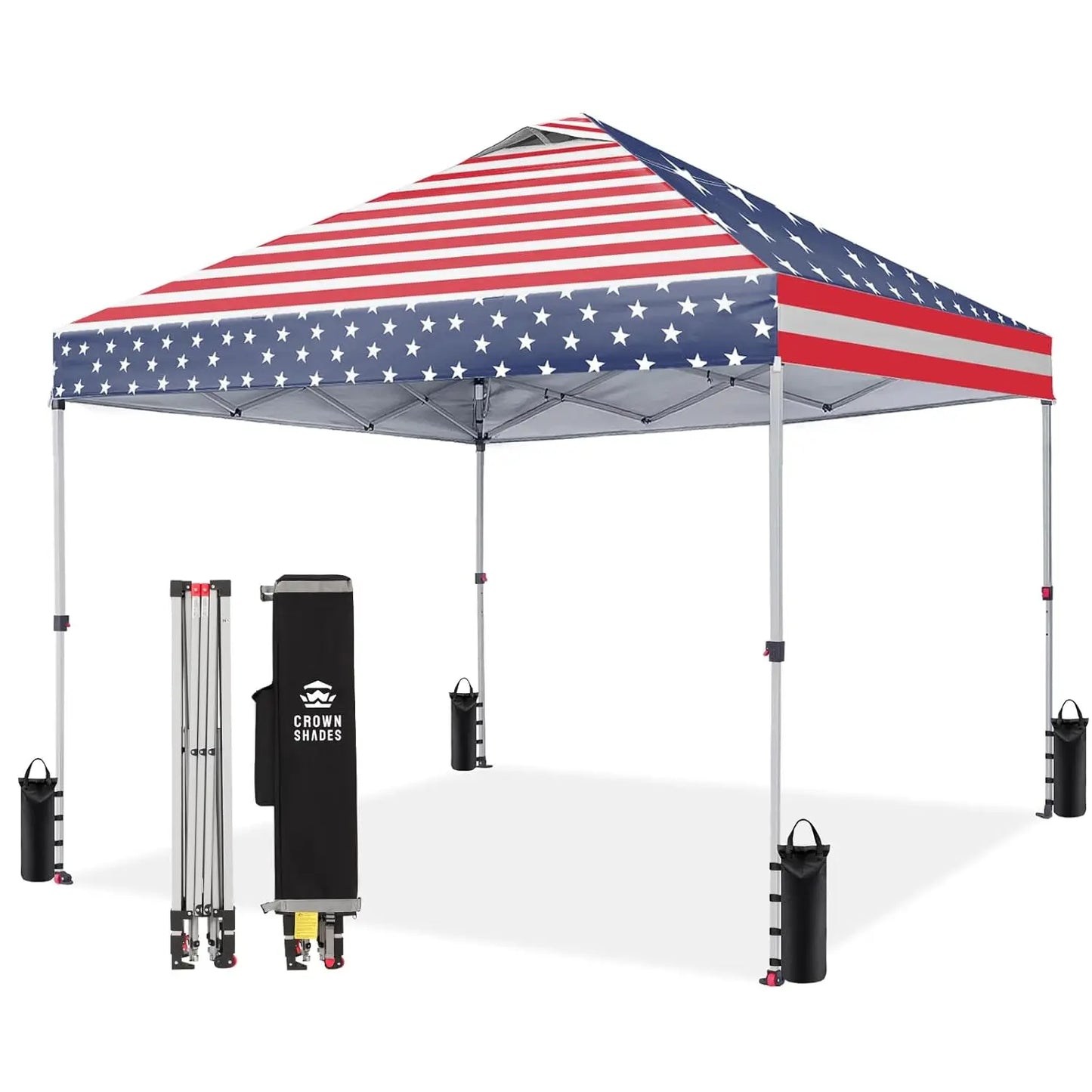 10x10 Pop Up Canopy One Push Setup For Outdoor Events