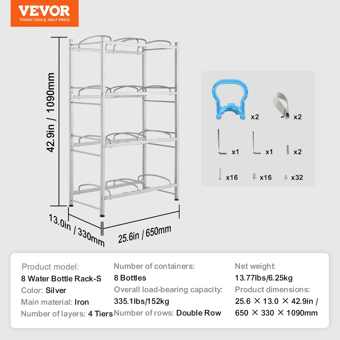 Five Tier Water Jug Holder For Kitchen And Office Home
