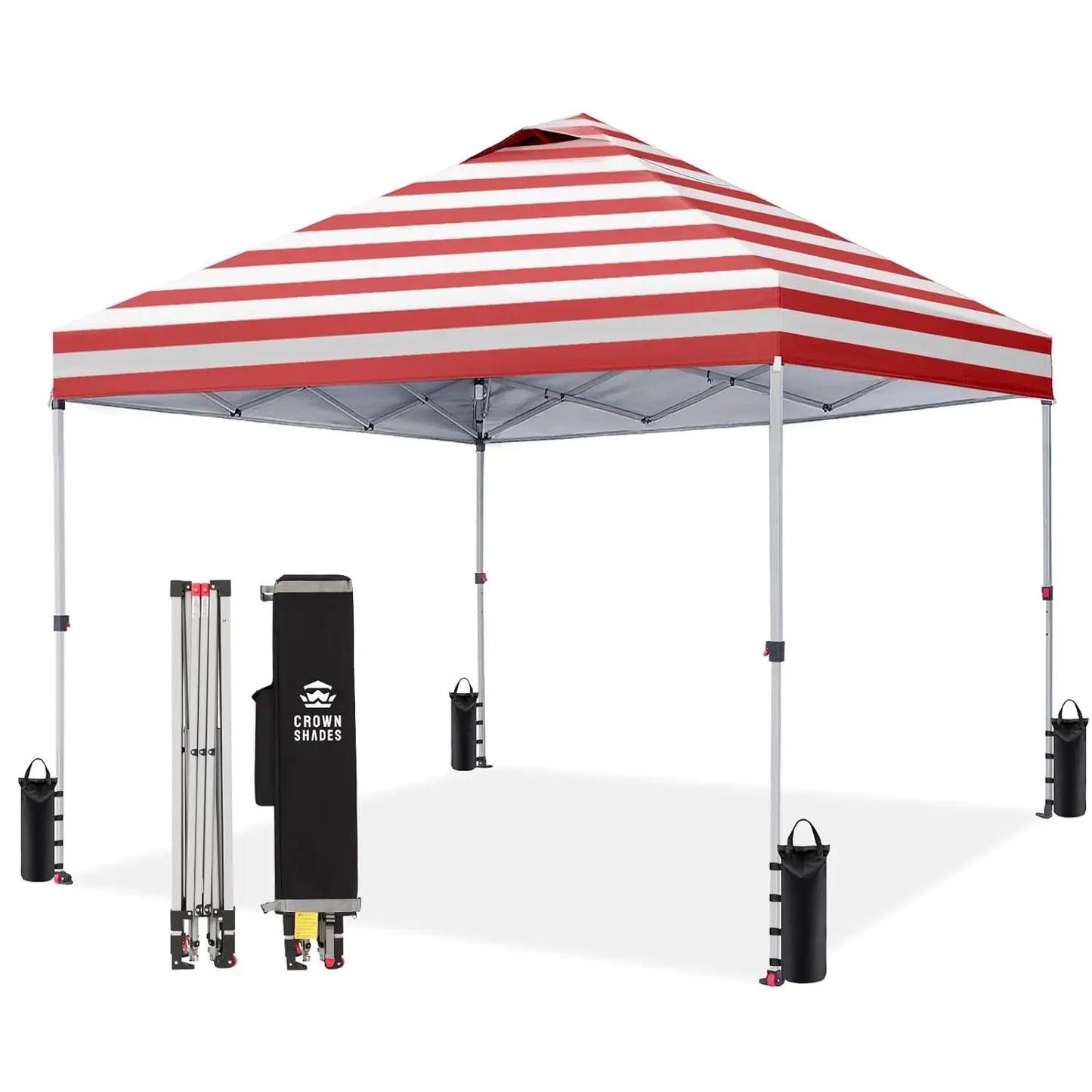 10x10 Pop Up Canopy One Push Setup For Outdoor Events