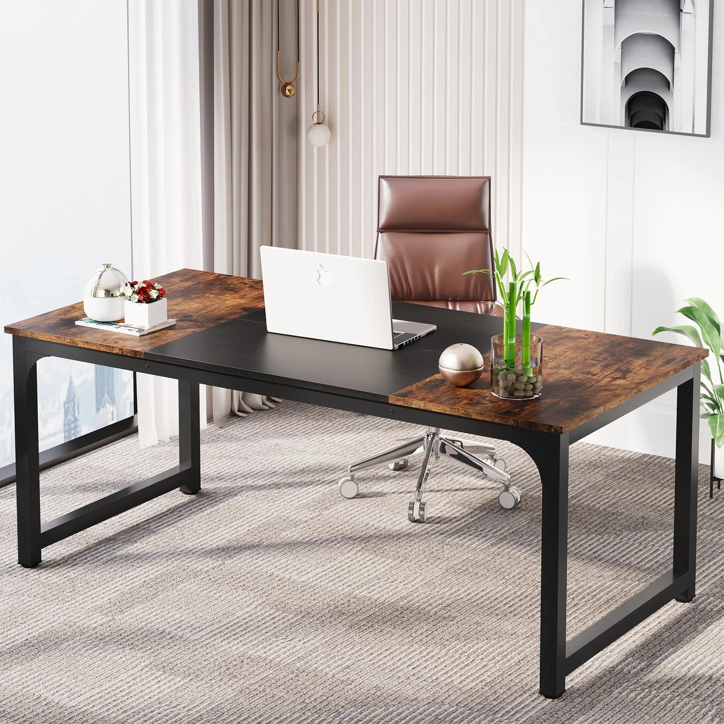 Tribesigns Modern Large Computer Desk For Home Office